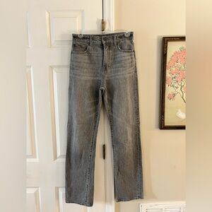 Madewell Women's 90’s Straight Jeans in Gray